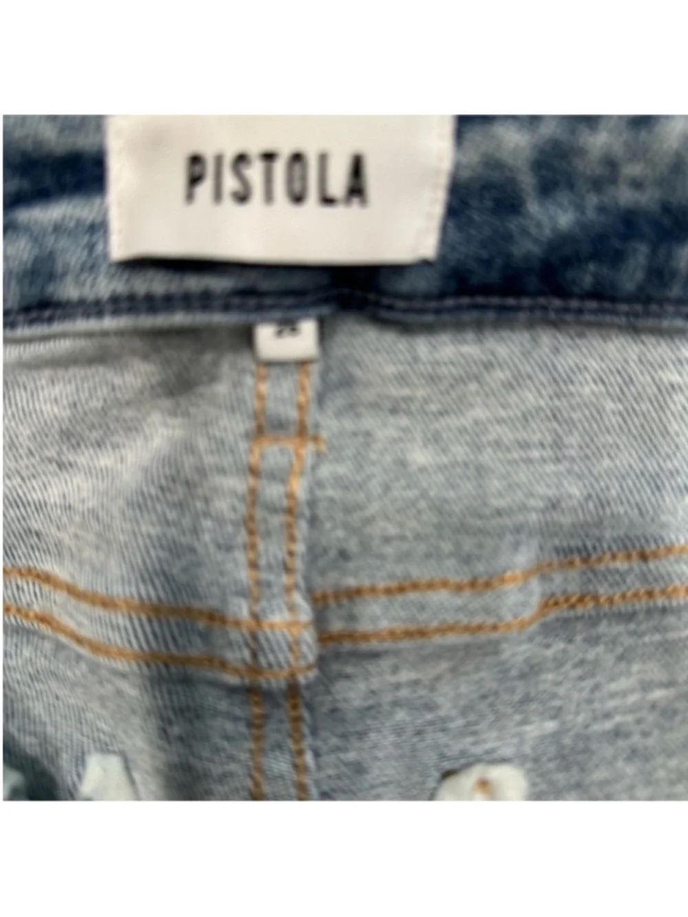 NWT pistola Women’s Aline “ Pursue” Light Blue High-Rise Skinny Jeans size 26